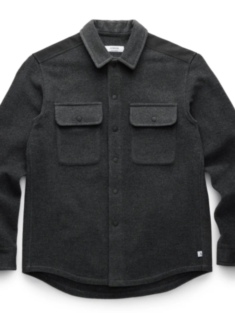 The Tofino Wool Fleece L Black Granite